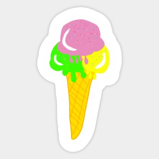 Delicious icecream Sticker